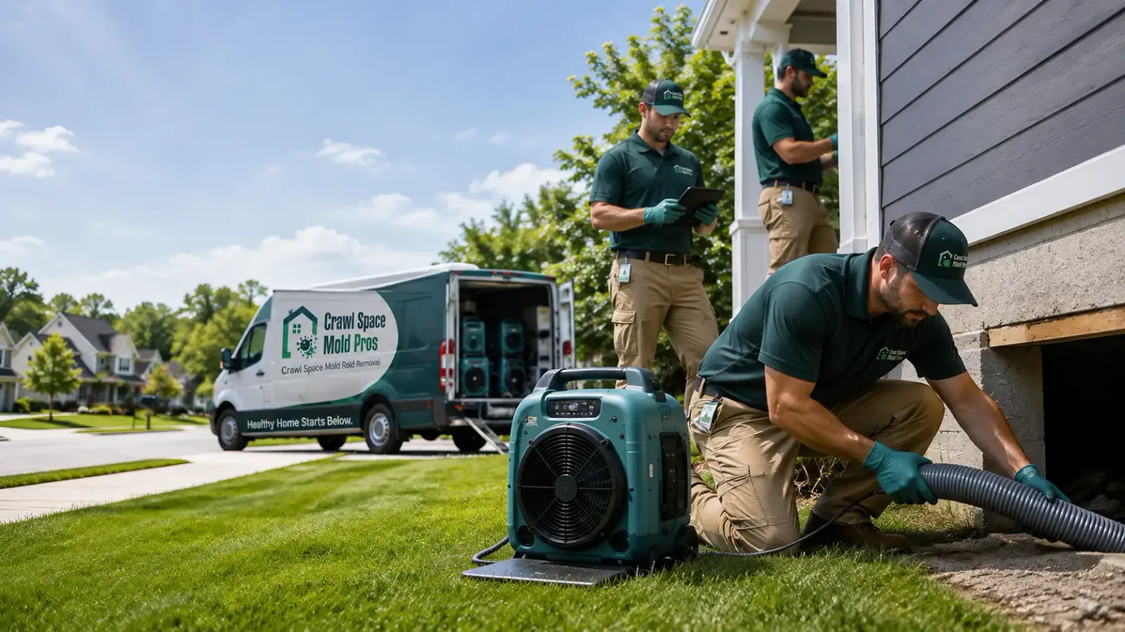 Crawl Space Mold Removal in Eland, WI